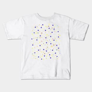 Starry Night Sky - Planet & Star Kaleidoscope Kids T-Shirt